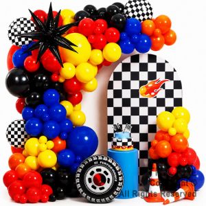 SET DE GLOBOS ARCO XL CARRERAS RUEDA (GY7861) 100 UNIDADES